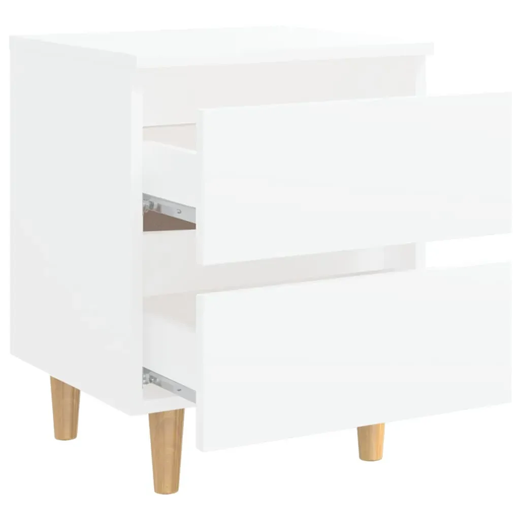 Tualatin Bed Cabinet with Solid Pinewood Legs 40x35x50 cm Price