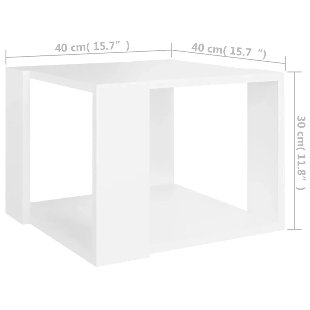 Coffee Table 40x40x30 cm Engineered Wood Price