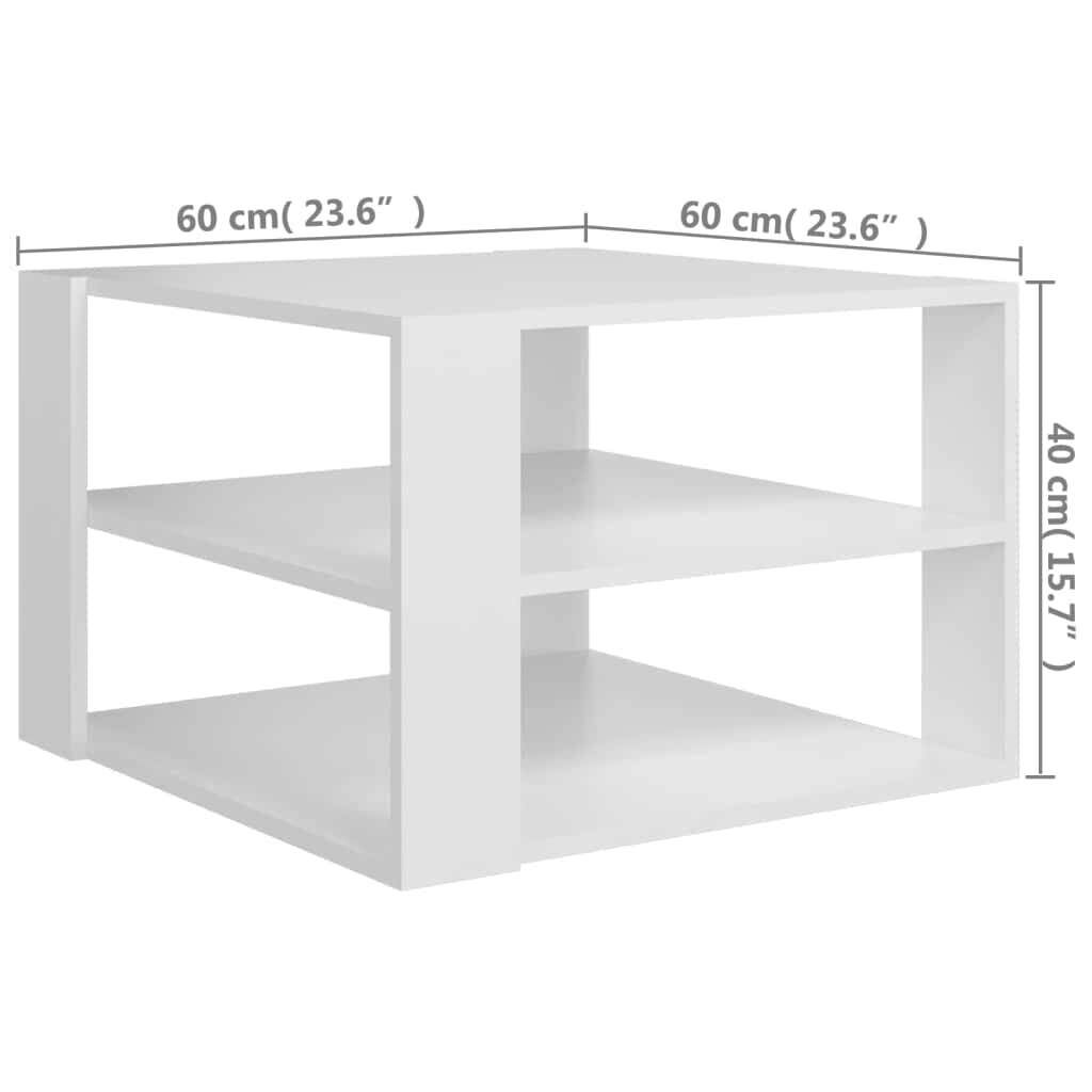 Coffee Table 60x60x40 cm Engineered Wood Price