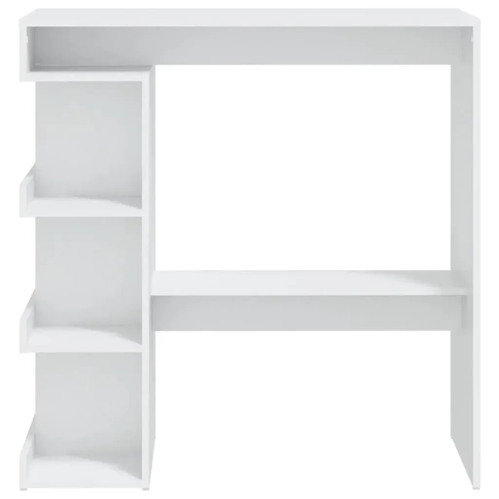 Bar Table with Storage Rack 100x50x101.5 cm Engineered Wood Price