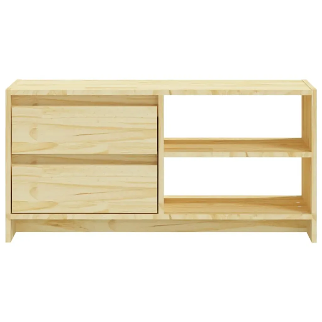 Chingford TV Cabinet 80x31x39 cm Solid Pinewood Price