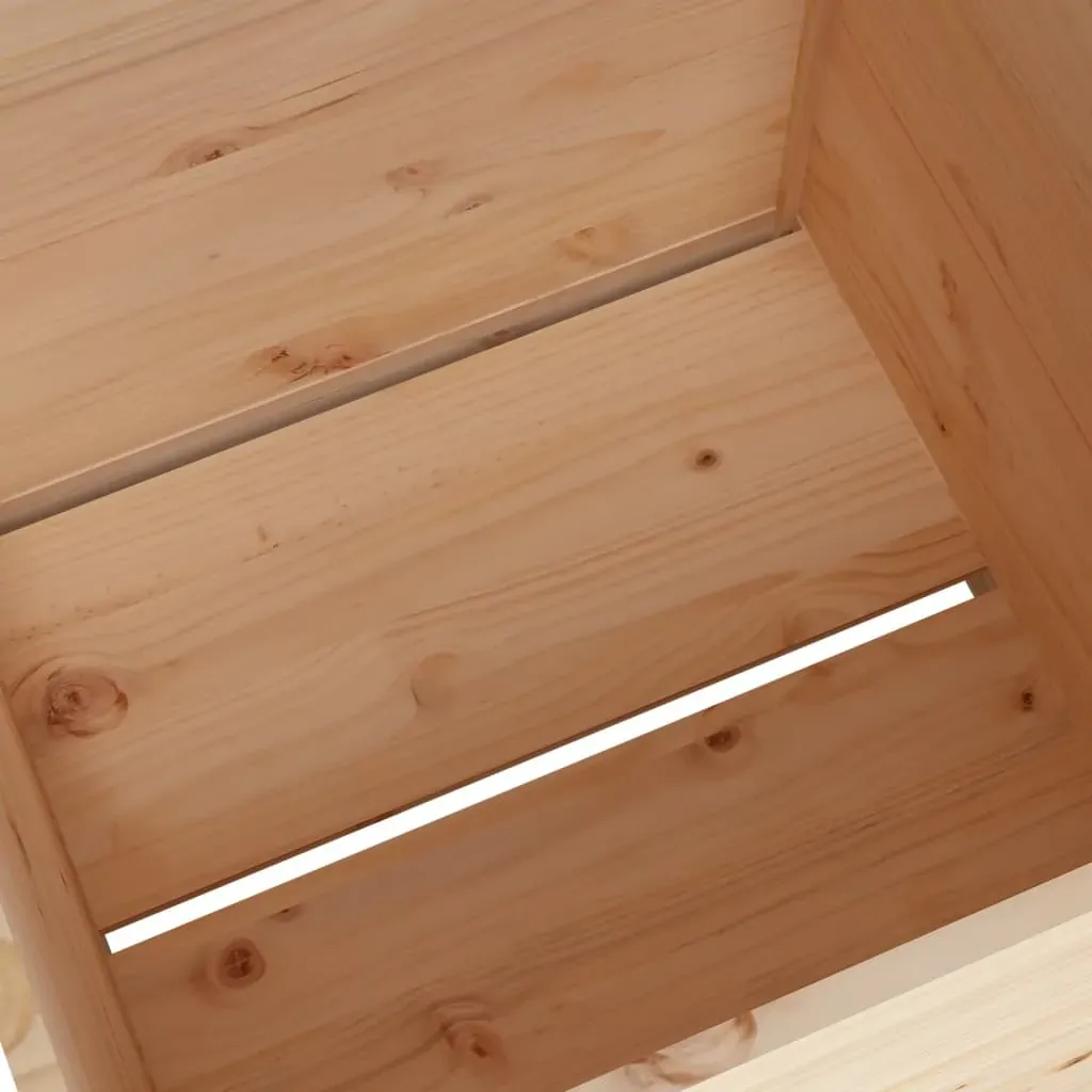 Garden Planter 70x70x70 cm Solid Pinewood Price
