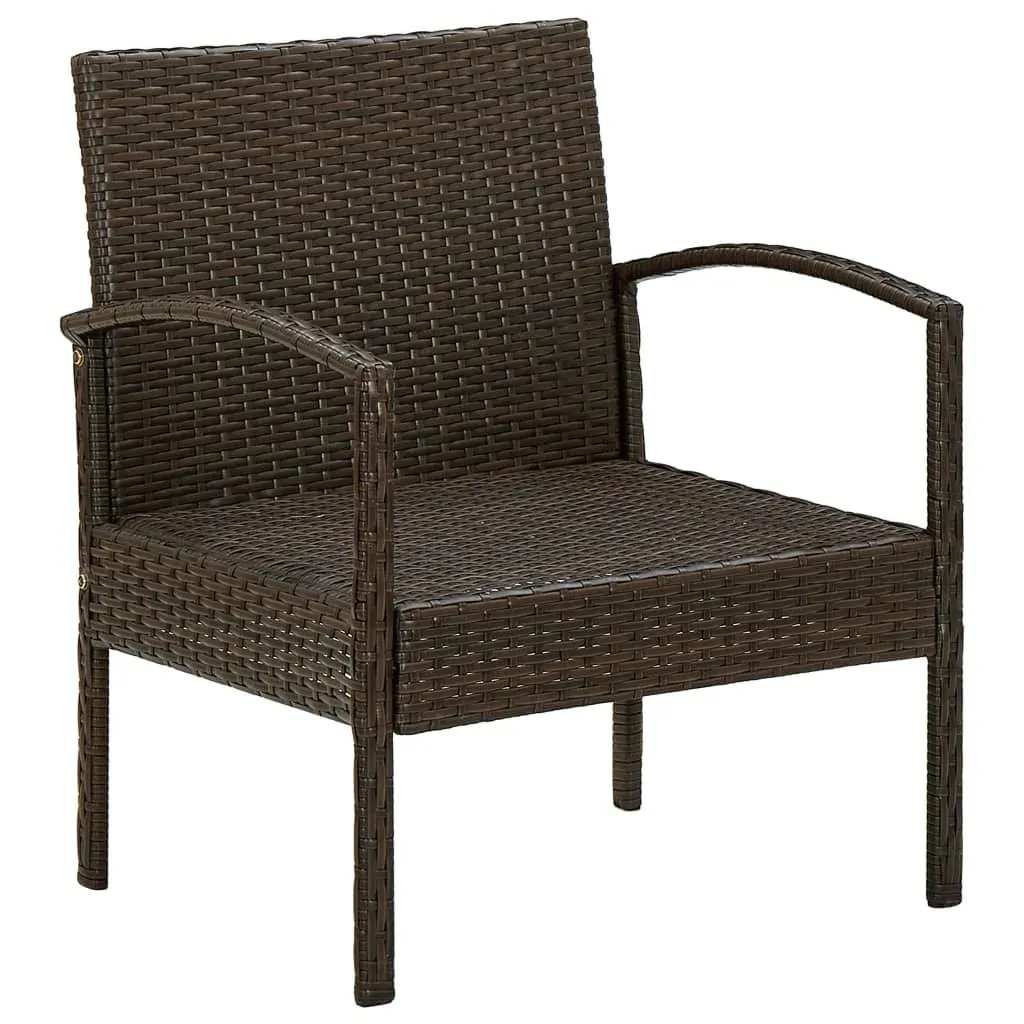 Garden Chair with Cushion Poly Rattan Price