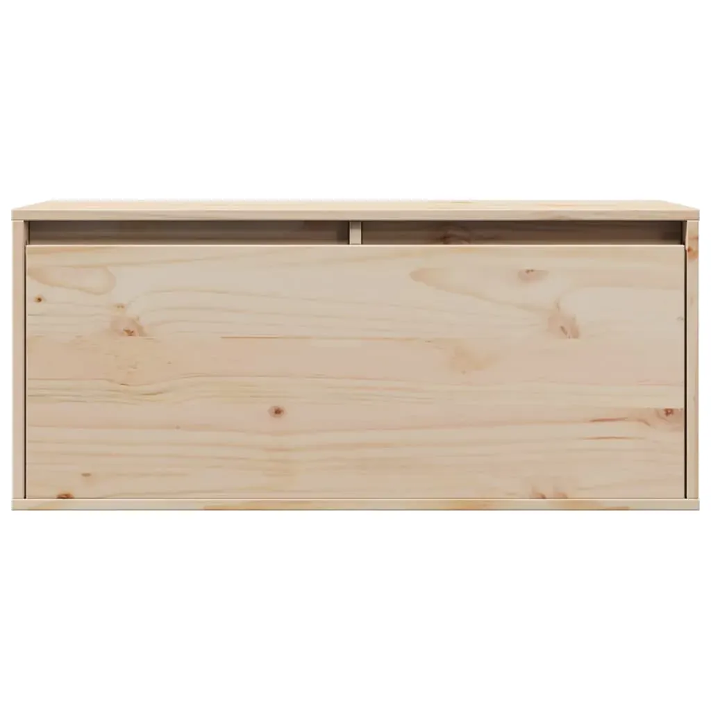 Wall Cabinet 80x30x35 cm Solid Wood Pine Price