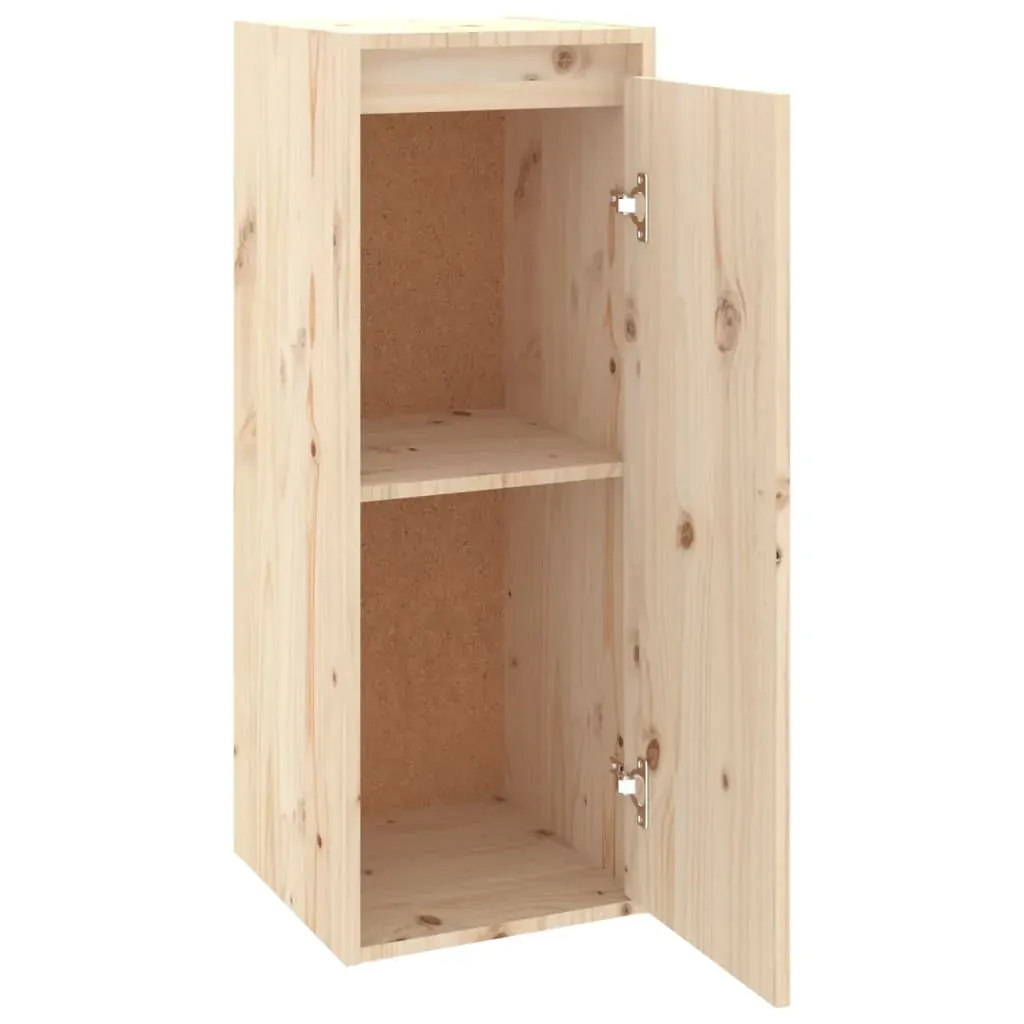 Wall Cabinet 30x30x80 cm Solid Wood Pine Price