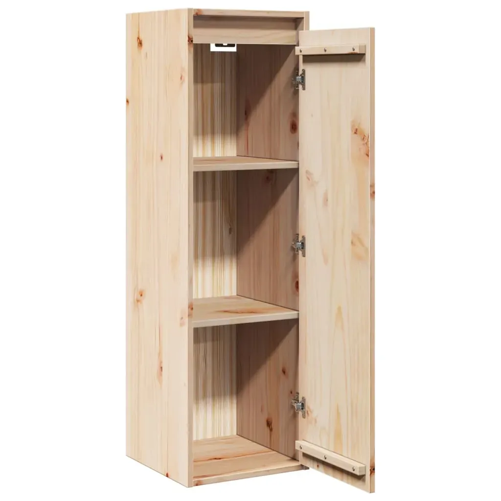 Wall Cabinet 30x30x100 cm Solid Wood Pine Price