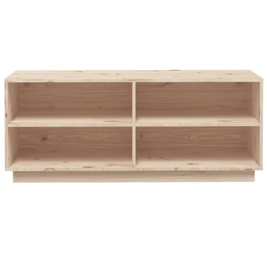 Shoe Cabinet 110x34x45 cm Solid Wood Pine Price