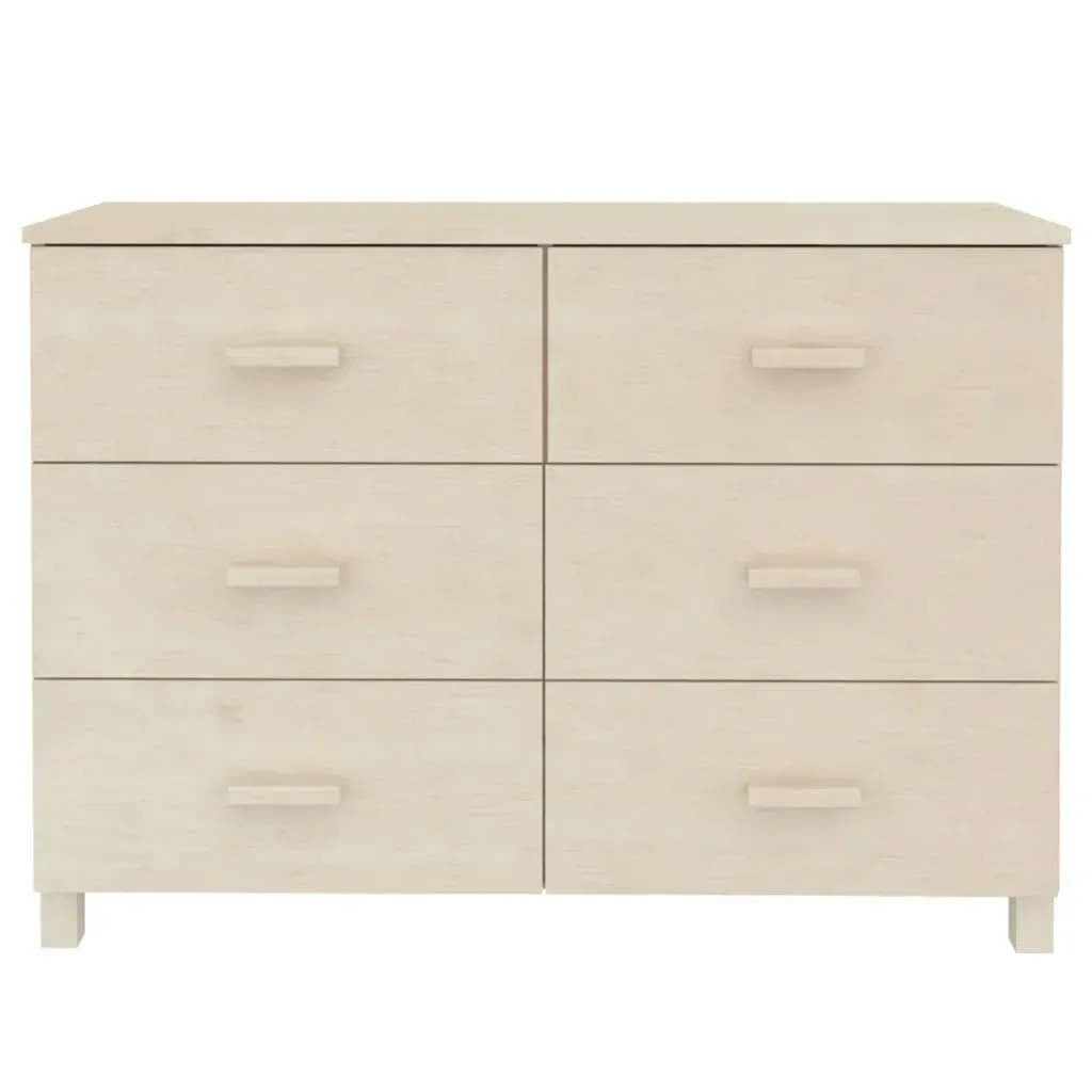 Sideboard Honey 113x40x80 cm Solid Wood Pine Price
