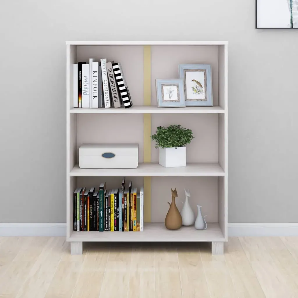 Book Cabinet 85x35x112 cm Solid Wood Pine Price
