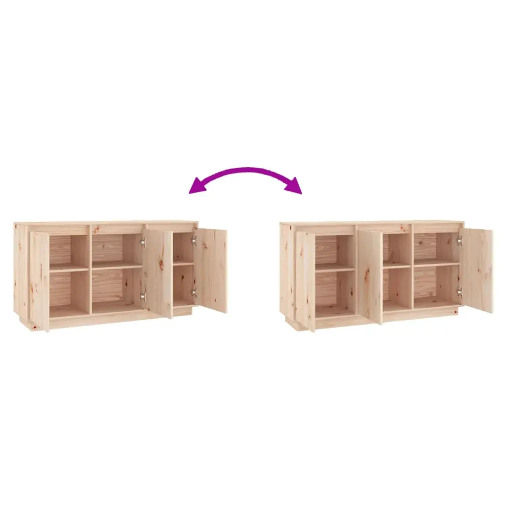 Sideboard 111x34x60 cm Solid Wood Pine Price