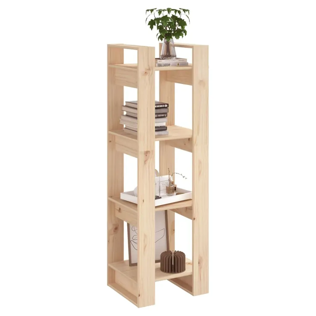 Rahway Book Cabinet/Room Divider 41x35x125 cm Solid Wood Pine Price