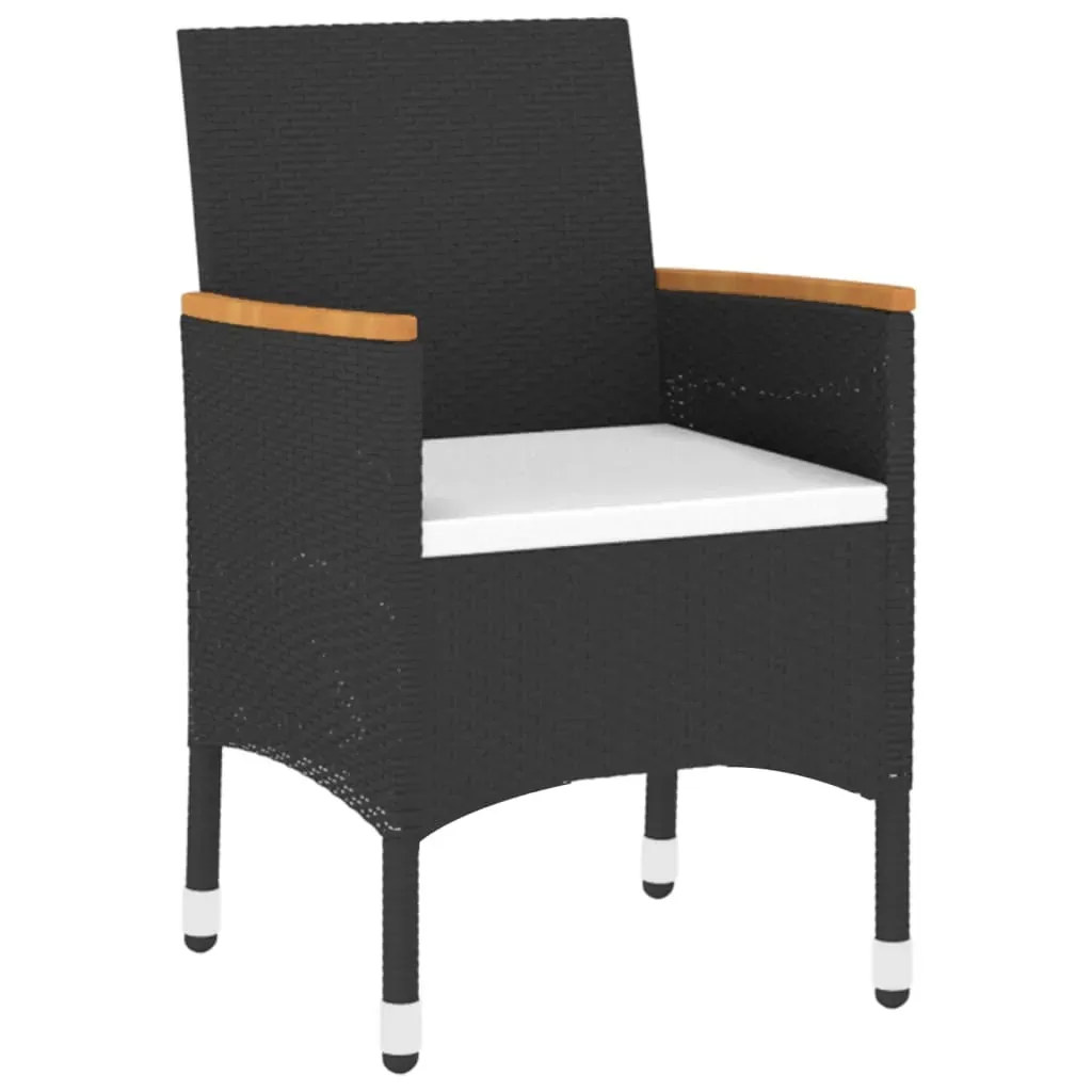3 Piece Garden Dining Set Poly Rattan Price