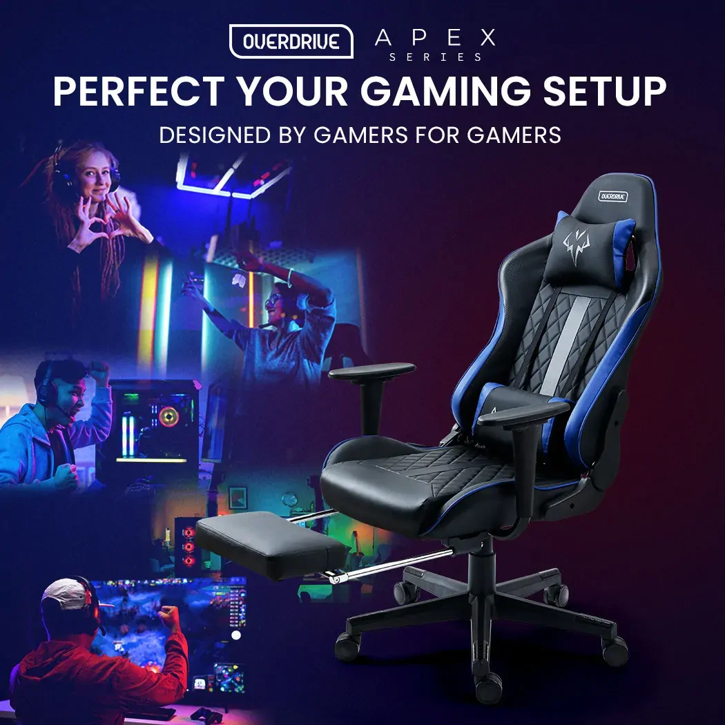 Apex Series Reclining Gaming Ergonomic Office Chair with Footrest Price