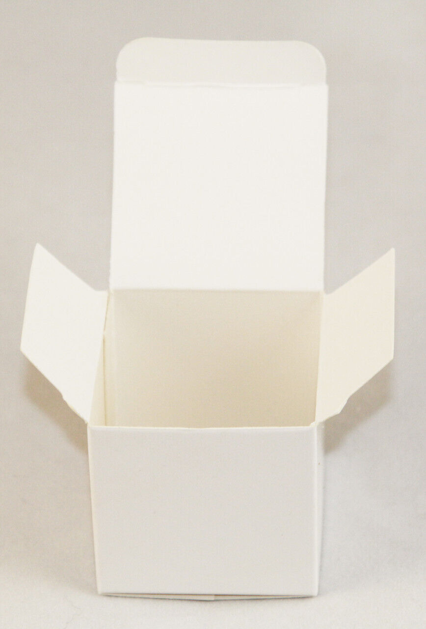 10 Pack of White 5cm Square Cube Card Gift Box - Folding Packaging Small rectangle/square Boxes for Wedding Jewelry Gift Party Favor Model Candy Choco Price