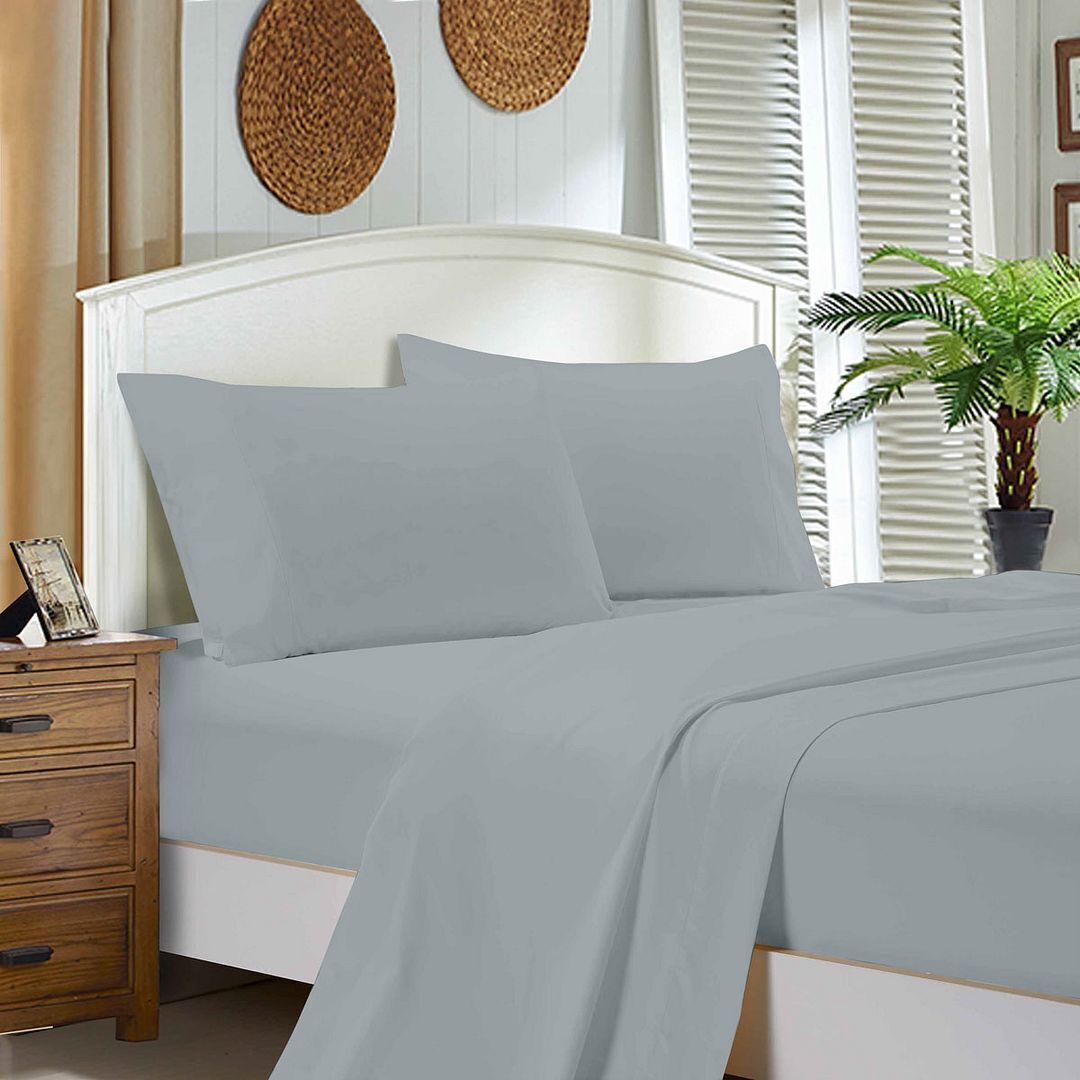 1000TC Ultra Soft King Single Size Bed Flat & Fitted Sheet Set Price