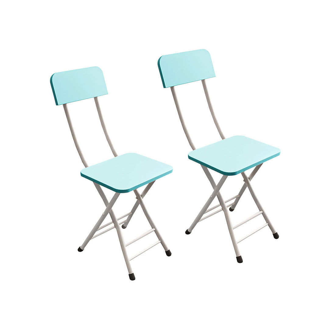 Foldable Chair Space Saving Lightweight Portable Stylish Seat Home Decor Set of 2 Price