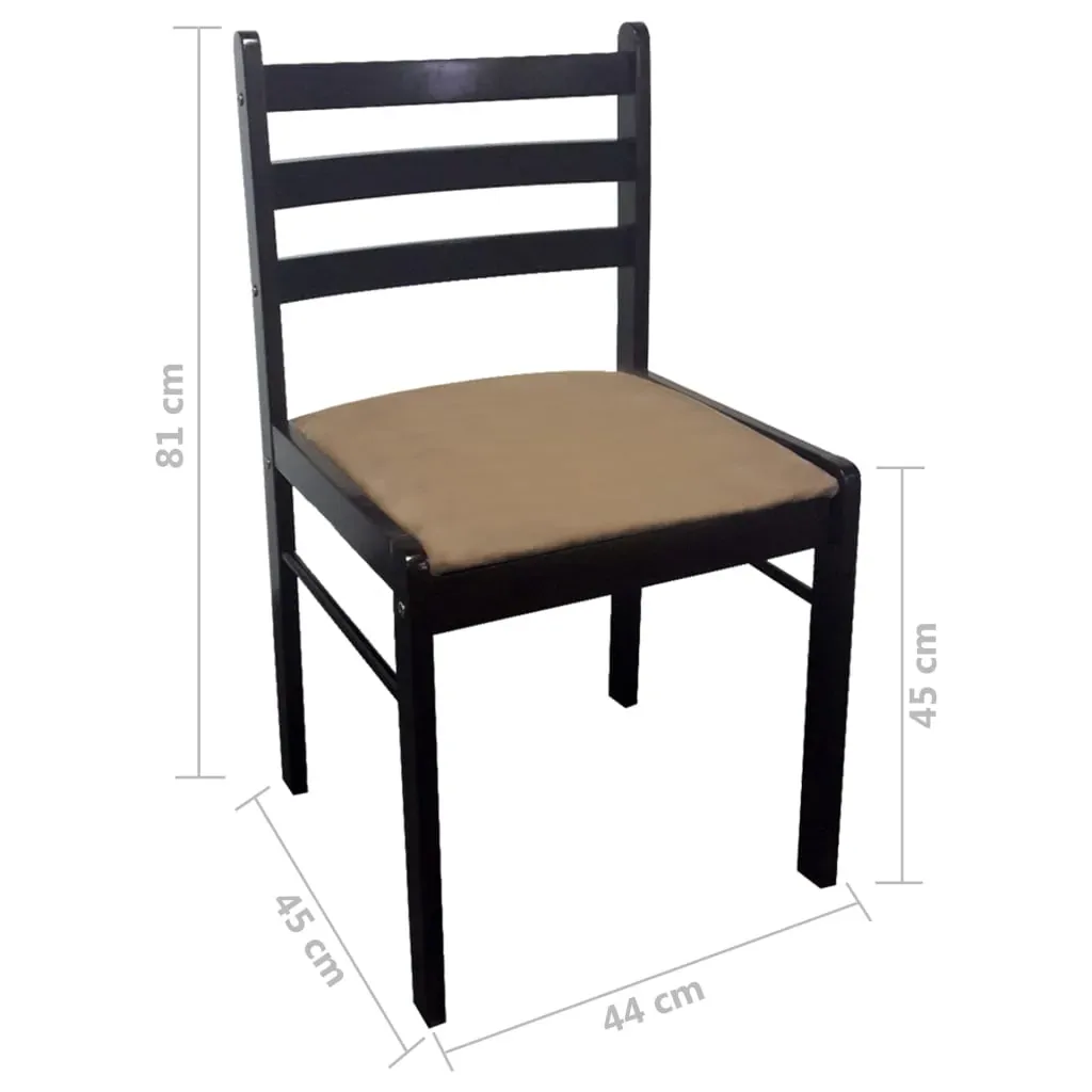 Dining Chairs Solid Rubber Wood and Velvet Price