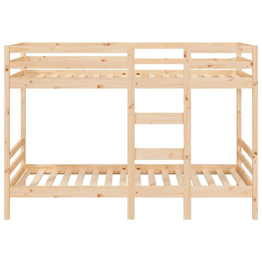Bunk Bed 92x187 cm Solid Wood Pine Price