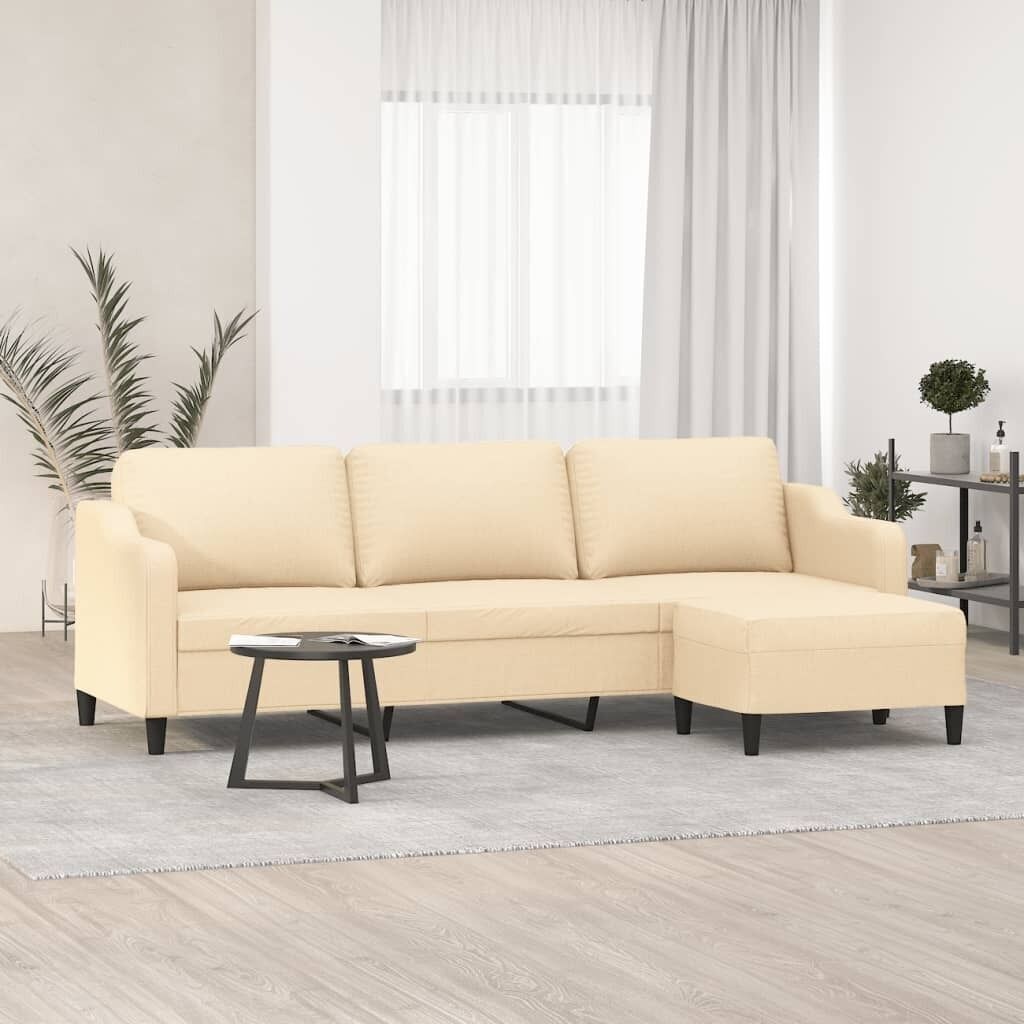 Seacombe 3-Seater Sofa with Footstool Fabric Price