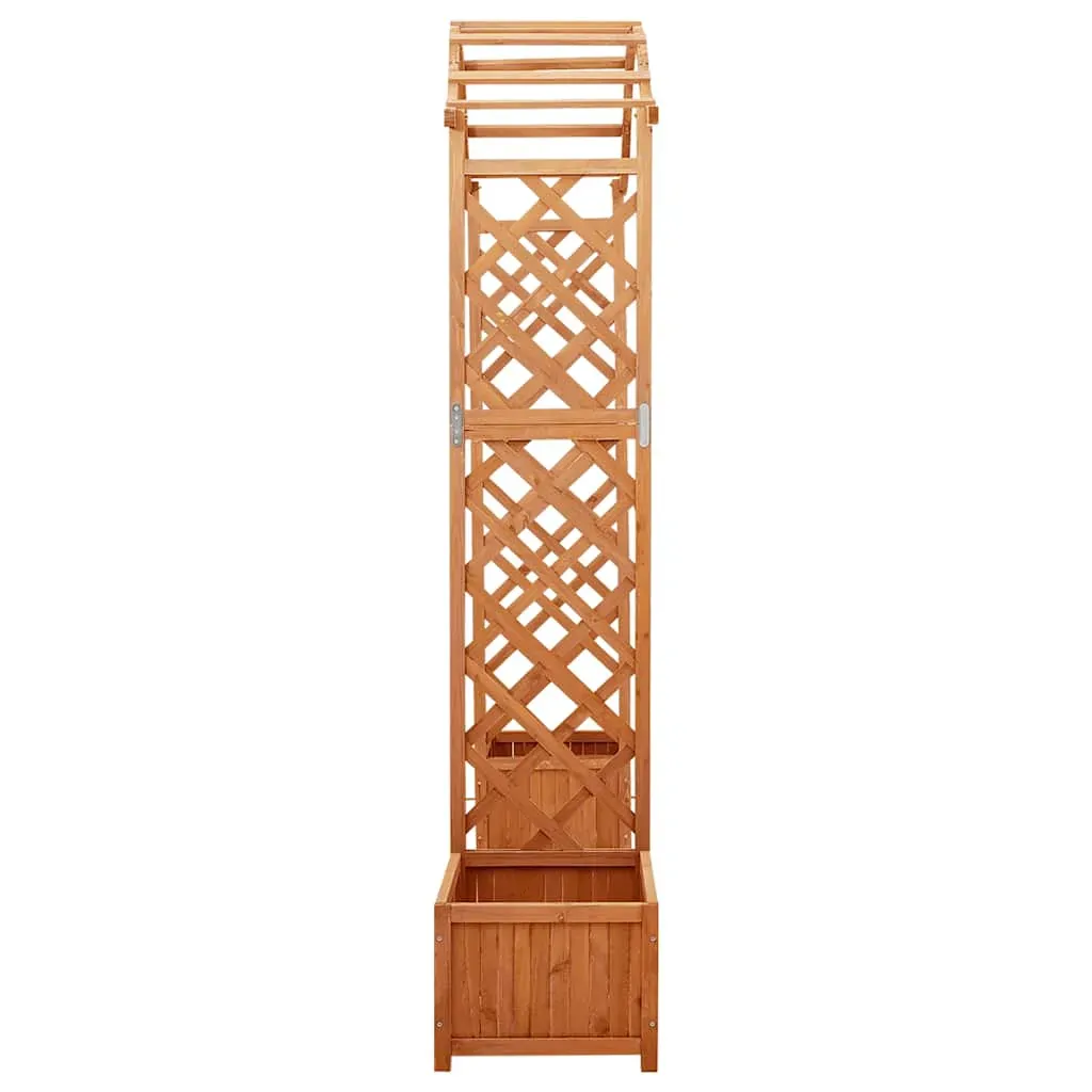 Garden Pergola with Planter Solid Firwood Price