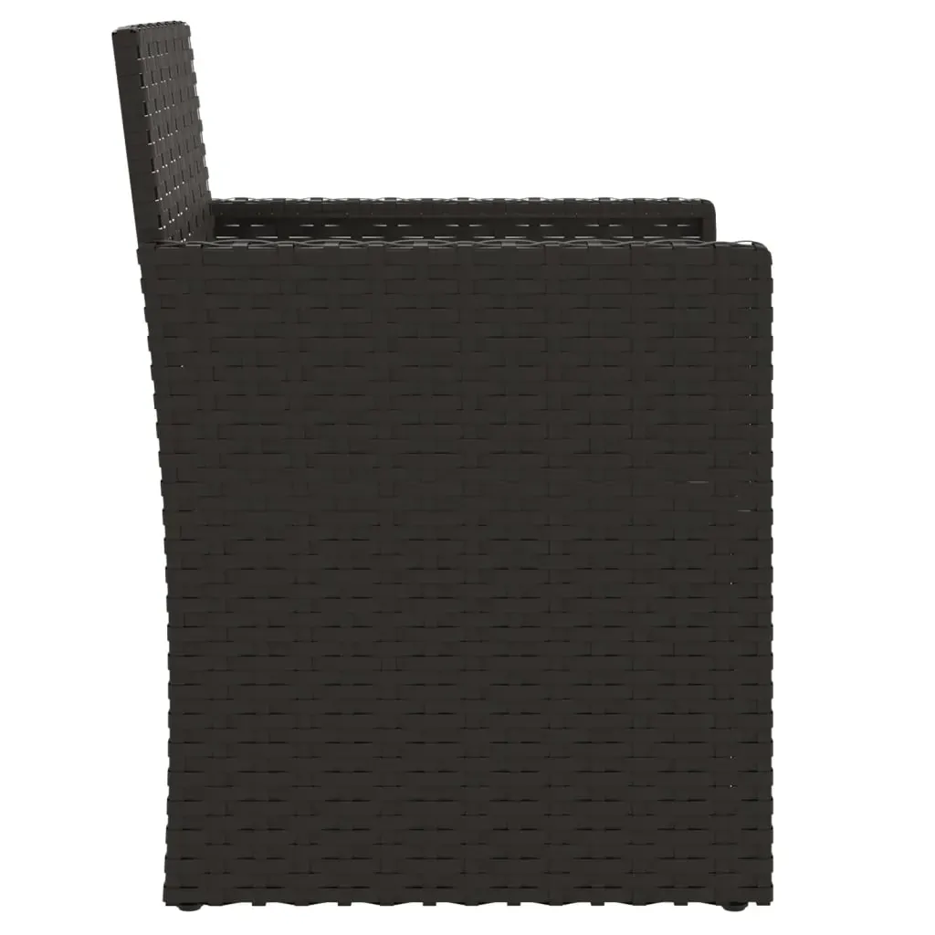 3 Piece Outdoor Sofa Set with Cushions Poly Rattan Price