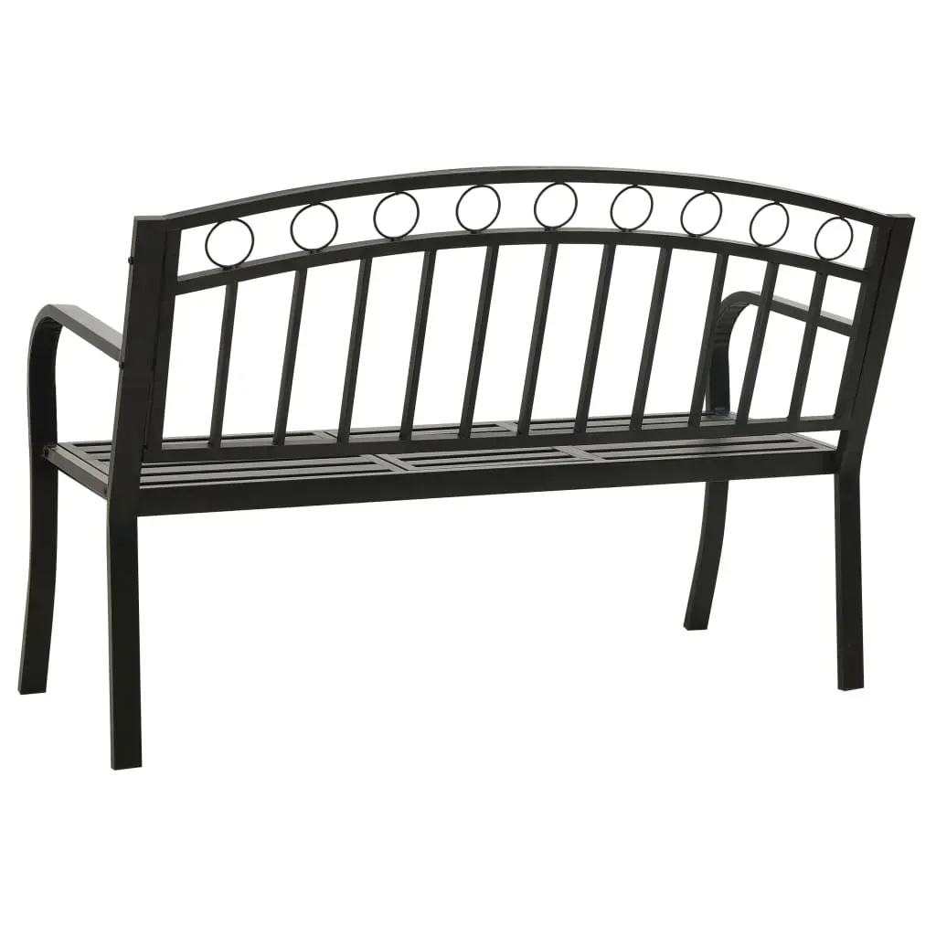 Garden Bench with Table 120 cm Steel Price