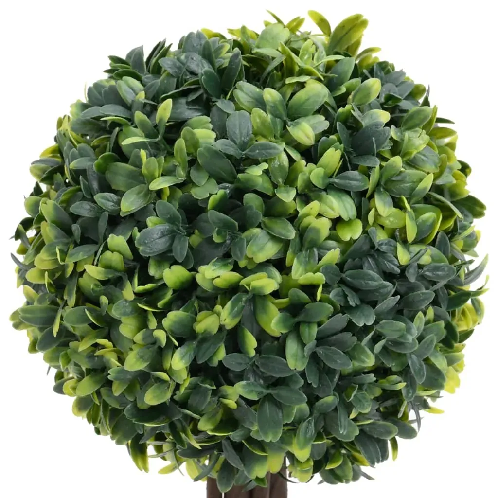 Artificial Boxwood Plants 2 pcs with Pots Ball Shaped Green Price