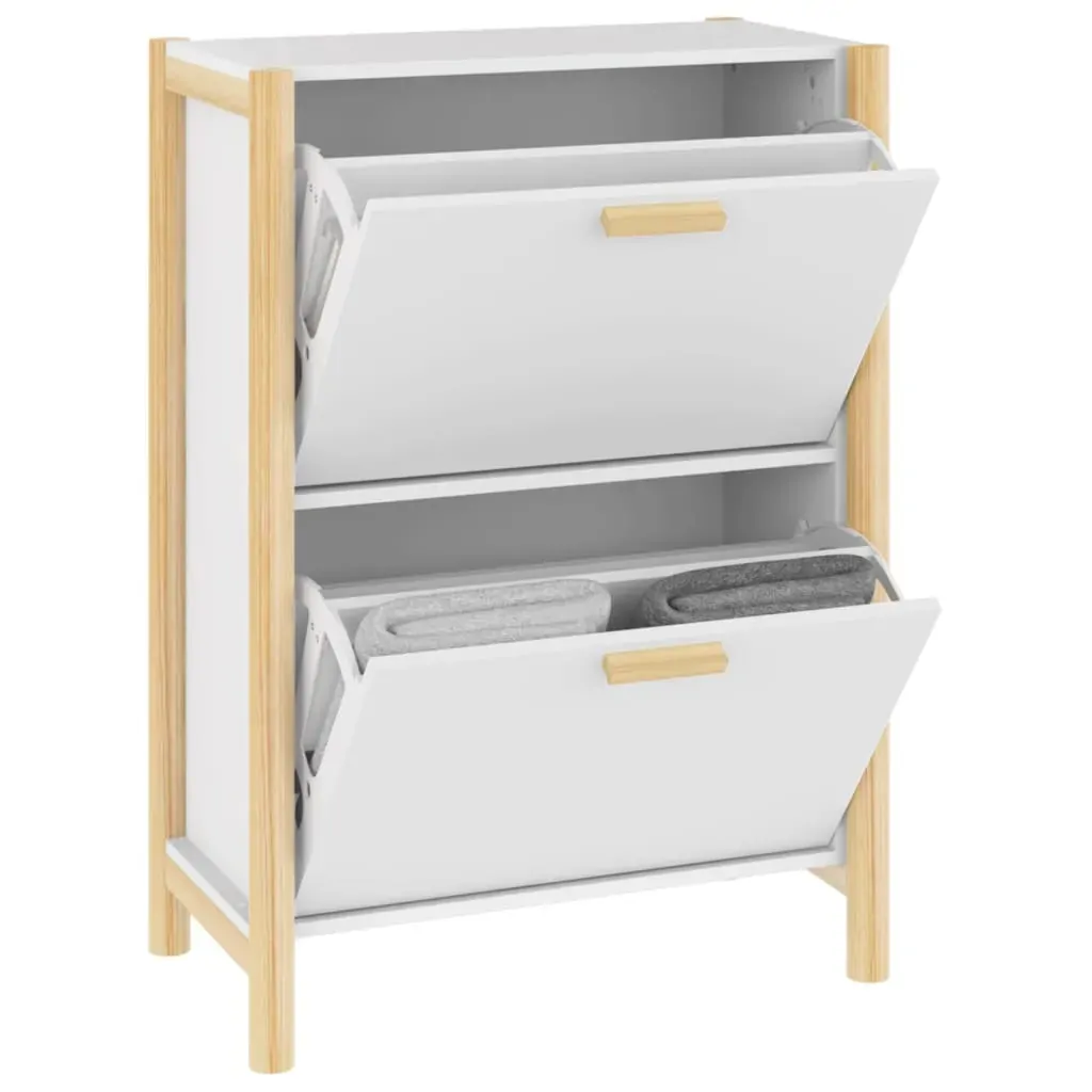 Shoe Cabinet 57.5x33x80 cm Engineered Wood Price