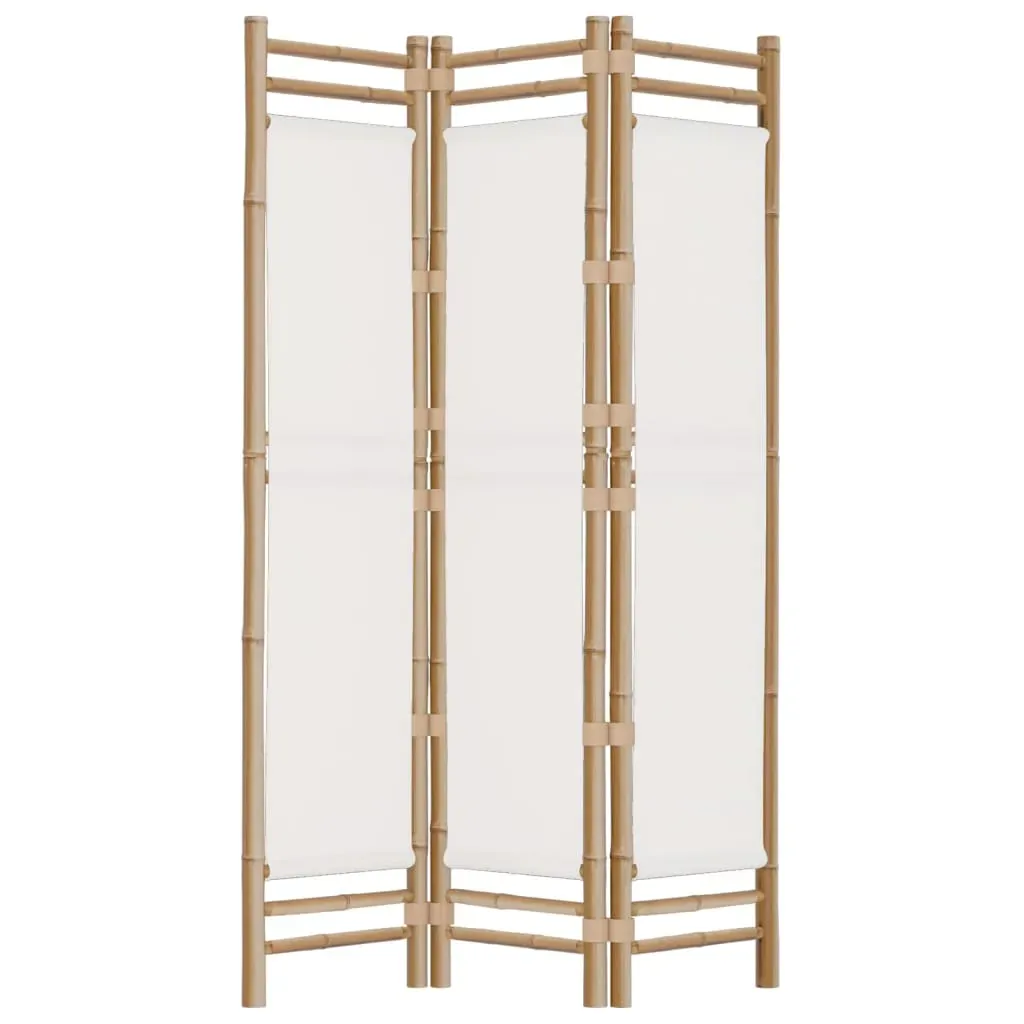 Cumbernauld Folding Room Divider Bamboo and Canvas Price