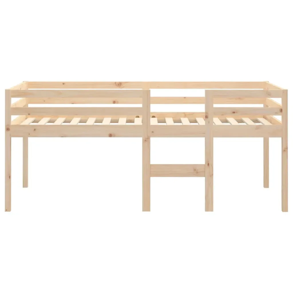 Paruna High Sleeper Bed 92x187 cm Single Bed Size Solid Wood Pine Price