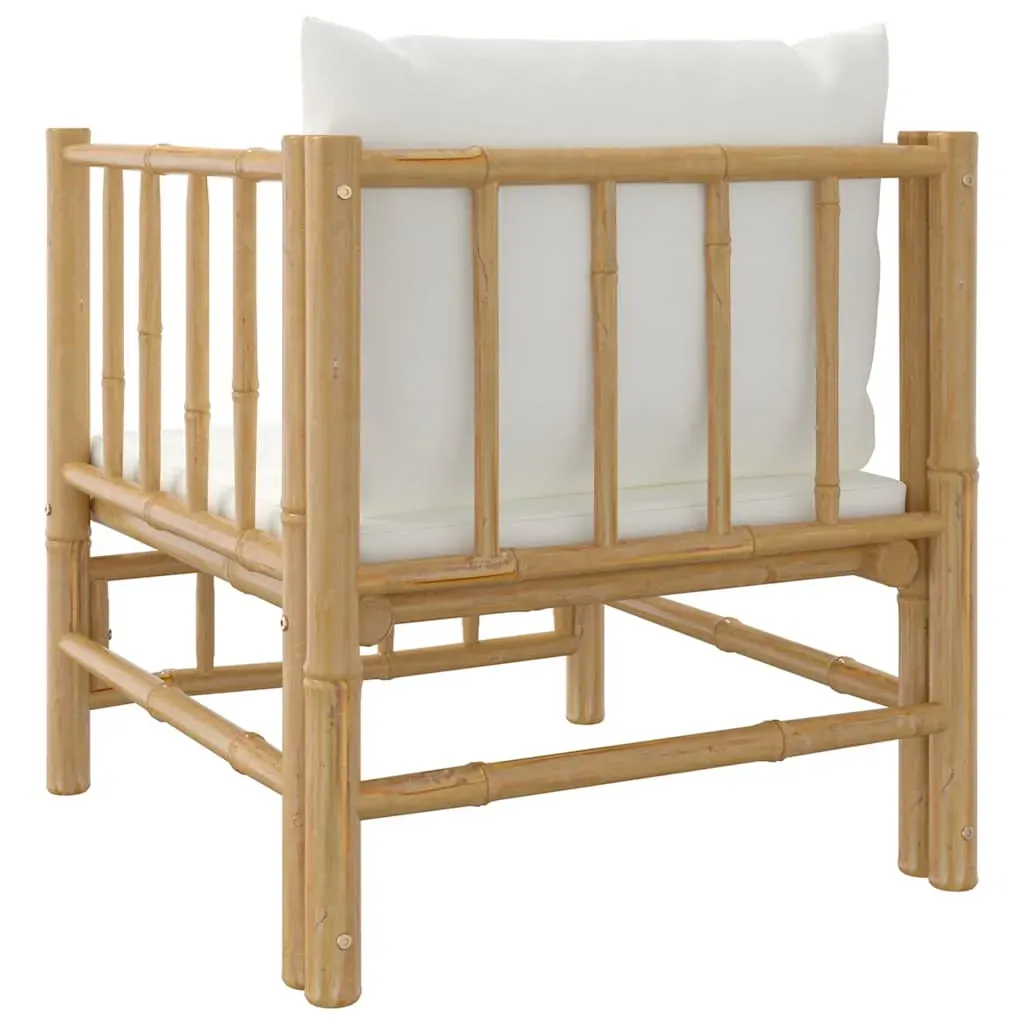 Garden Sofa with Cushions Bamboo Price
