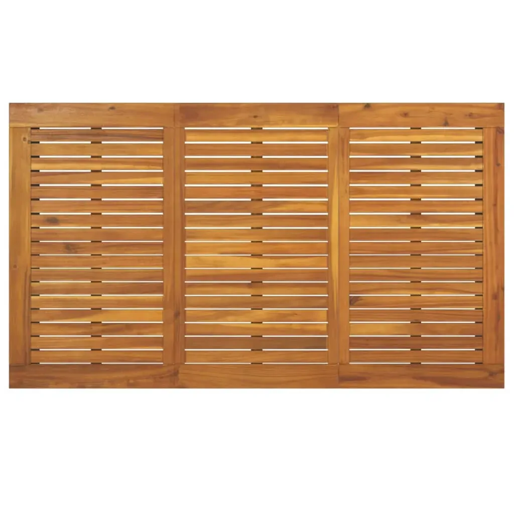 Garden Table with U-shaped Legs Solid Wood Acacia Price