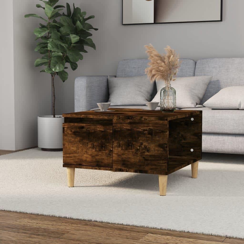 Coffee Table White 55x55x36.5 cm Engineered Wood Price