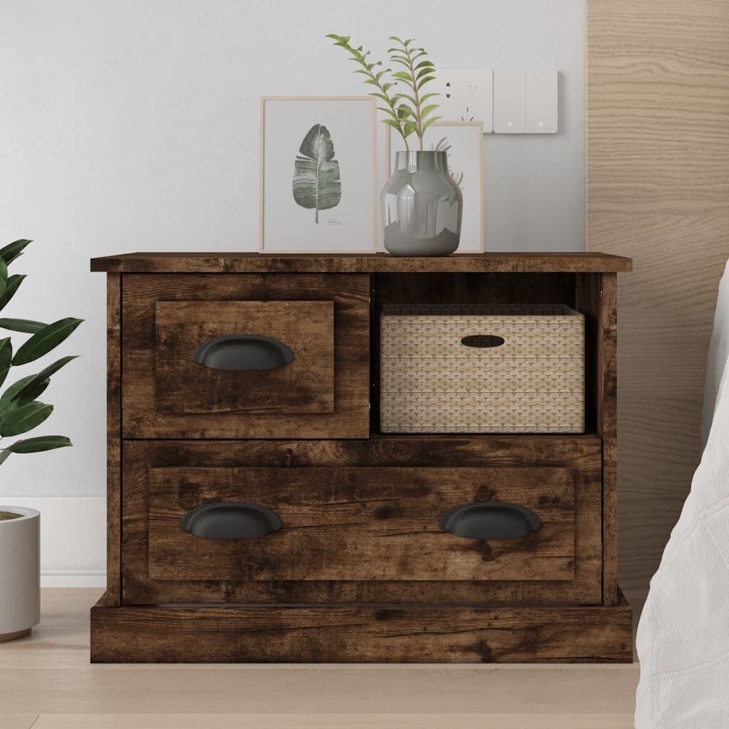 Bedside Cabinet Black 60x39x45 cm Price