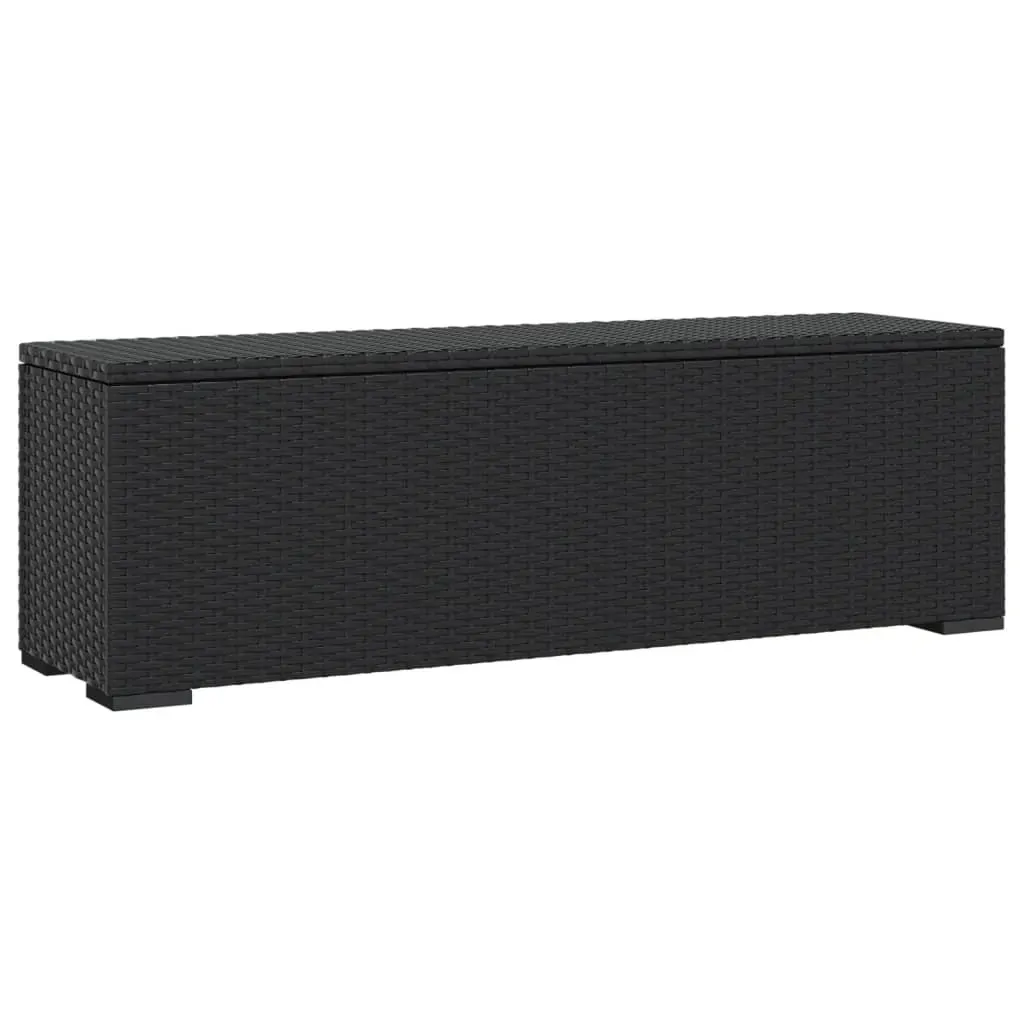 Ottoman Bench with Cushion 110x30x40 cm Poly Rattan Price