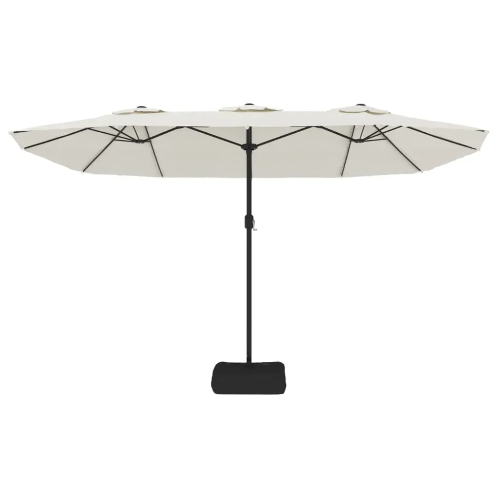 Double-Head Parasol with LEDs 449x245 cm Price