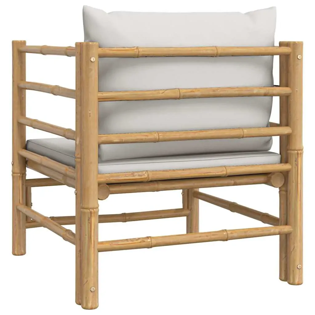 Garden Sofa with Cushions Bamboo Price
