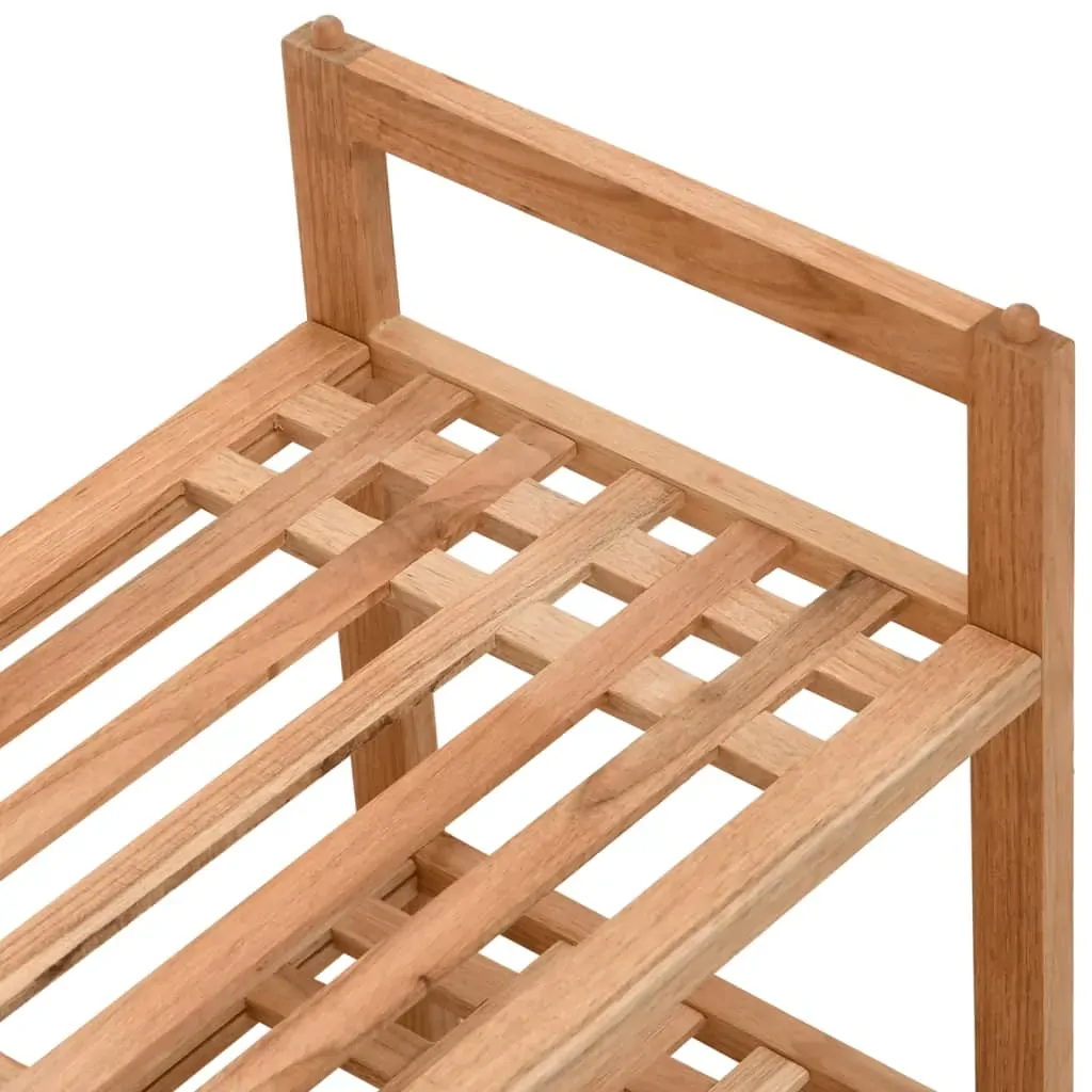 Shoe Rack 69x27x41 cm Solid Walnut Wood Price