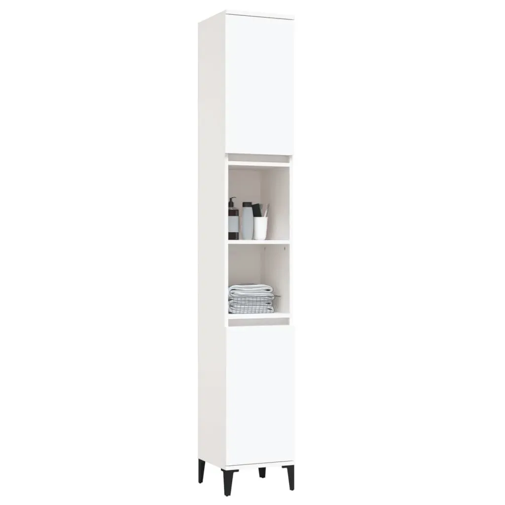 Bathroom Cabinet 30x30x190 cm Engineered Wood Price