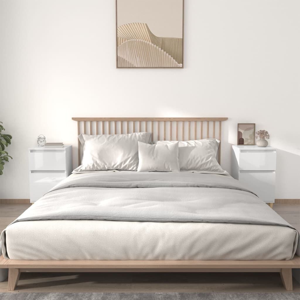 Bedside Cabinet White 40x35x70 cm Price