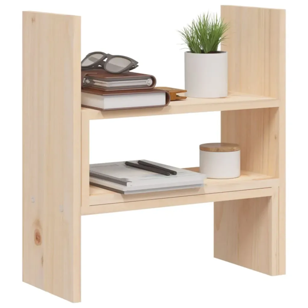 Monitor Stand (39-72)x17x43 cm Solid Pine Wood Price