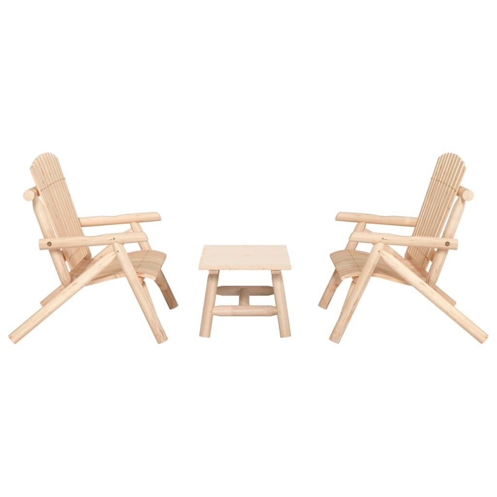 Garden Lounge Set Solid Wood Spruce Price