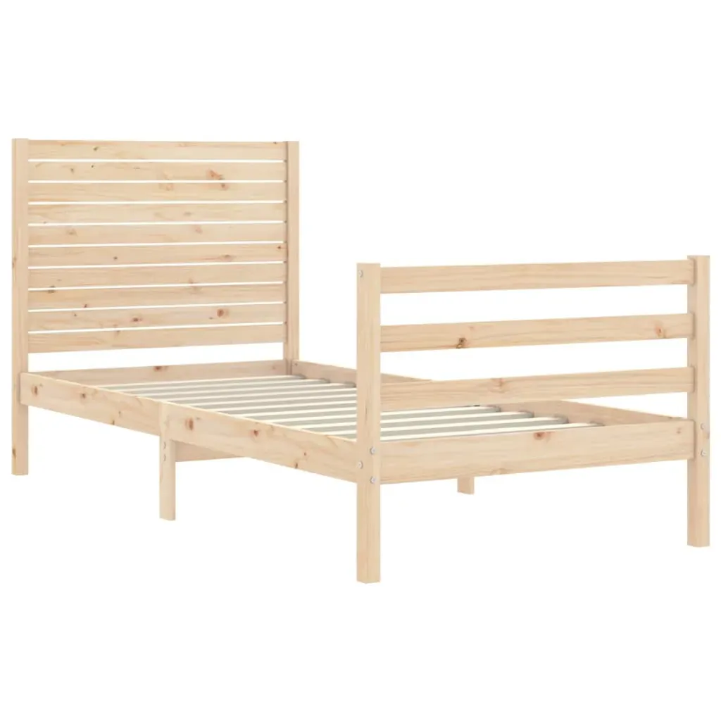 Bed Frame with Headboard Solid Wood Price