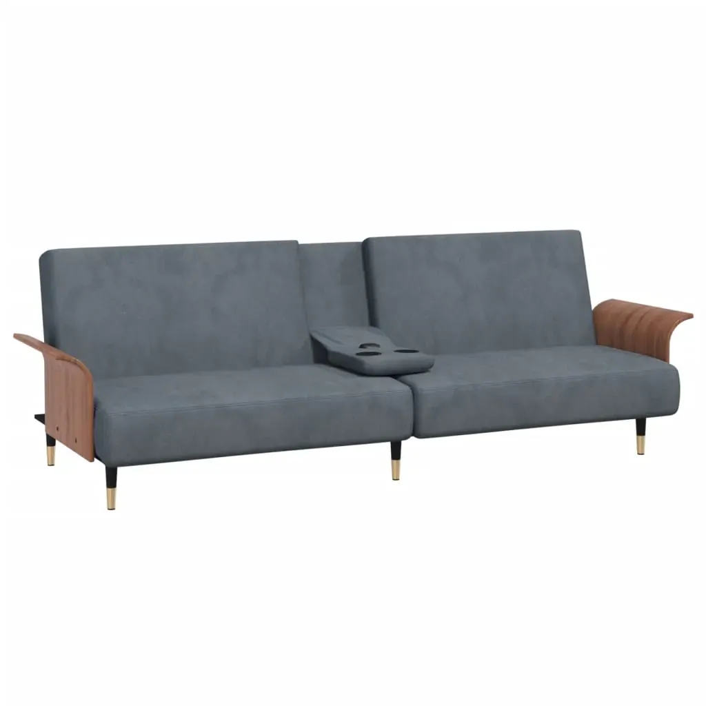 Sofa Bed with Cup Holders Velvet Price