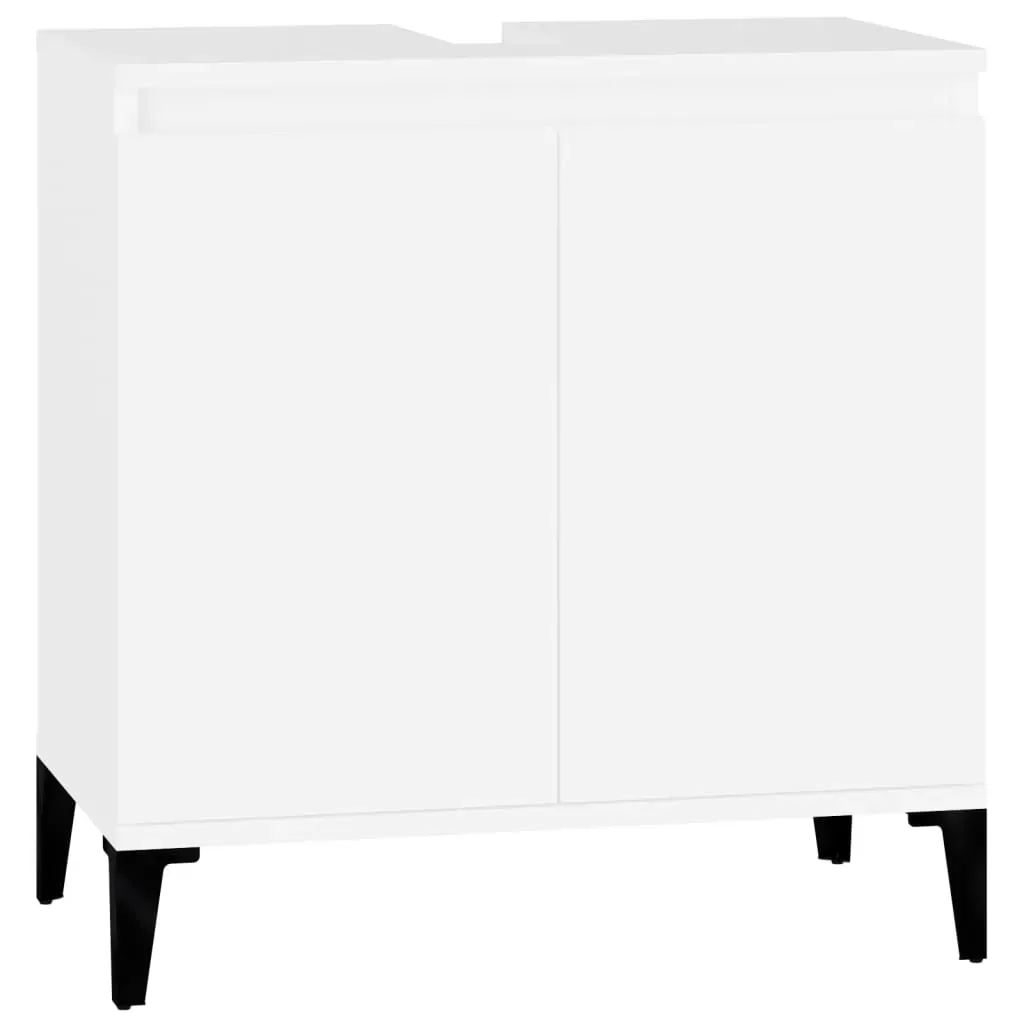 3 Piece Bathroom Furniture Set Engineered Wood Price