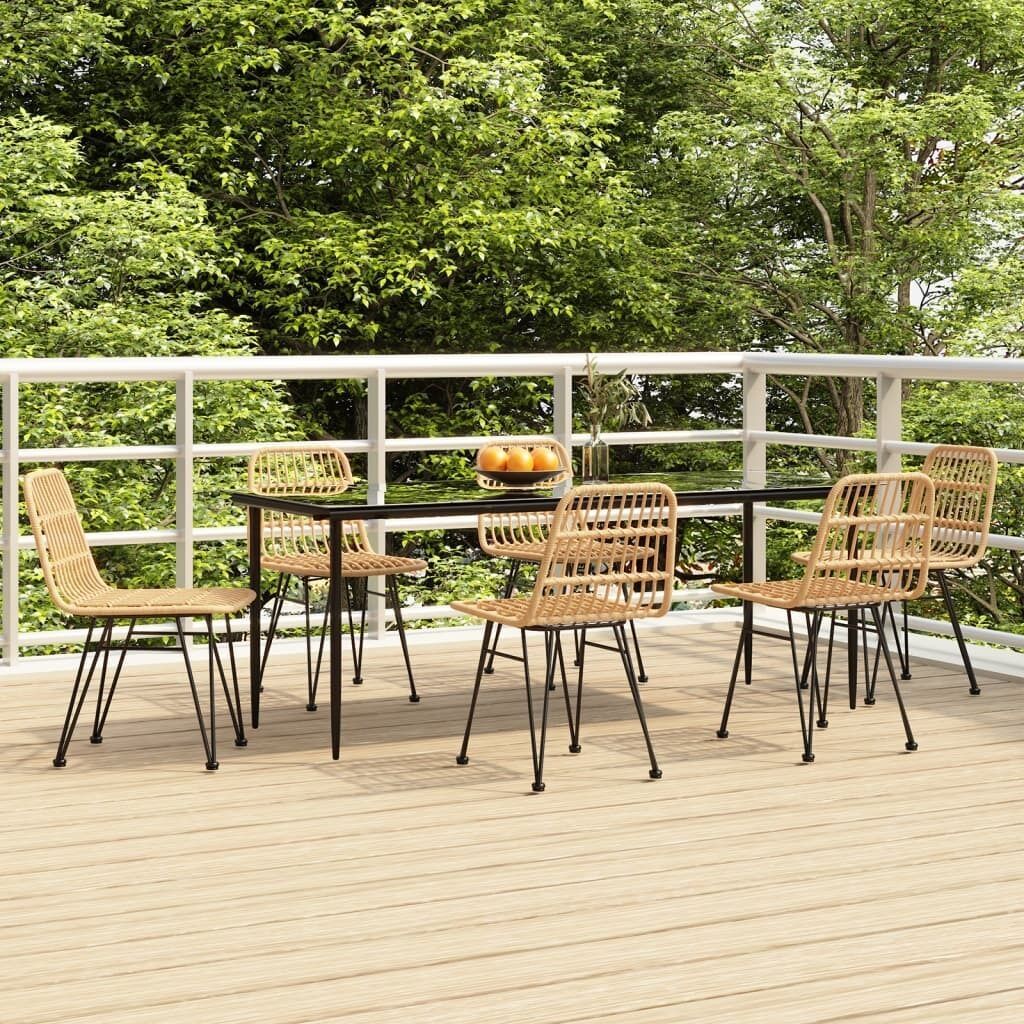 Garden Dining Set Poly Rattan Price