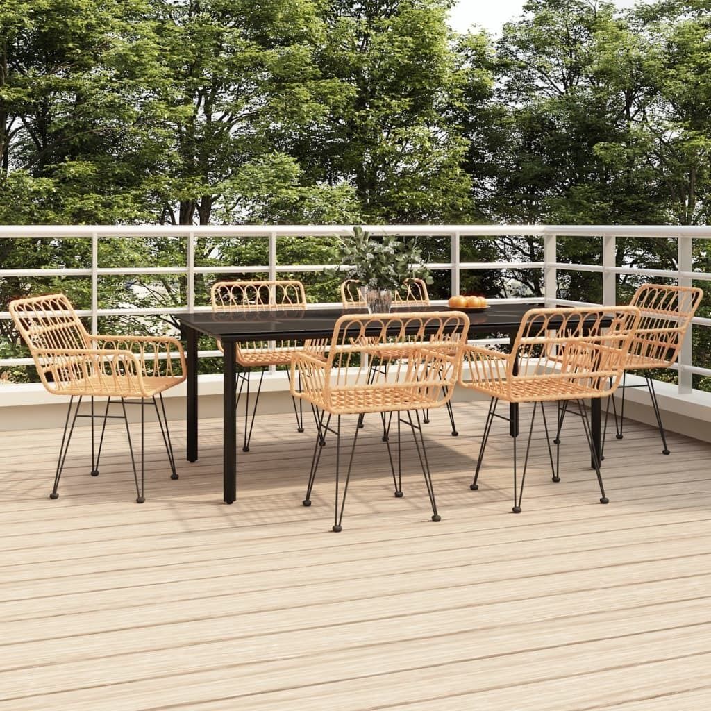 Garden Dining Set Poly Rattan Price