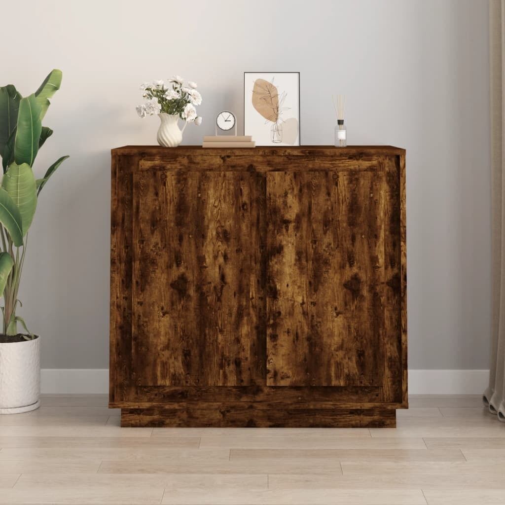 Sideboard White 80x34x75 cm Engineered Wood Price