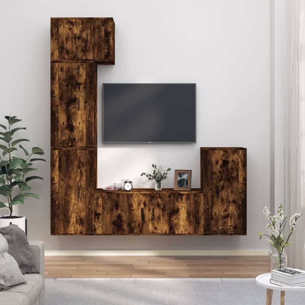 5 Piece TV Cabinet Set Engineered Wood Price