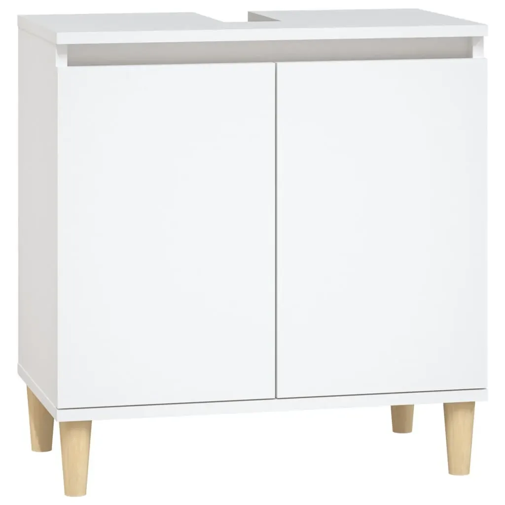 3 Piece Bathroom Furniture Set Engineered Wood Price